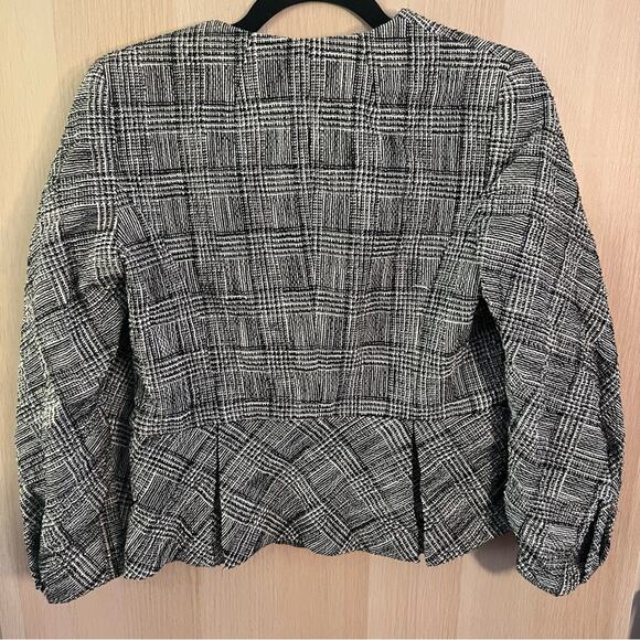 Banana Republic Tweed Zip Up Blazer - Picture 2 of 3